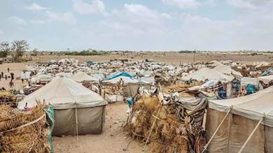 مخيم للنازحين اليمنيين يفتقد للمزيد من الخدمات الإنسانية 